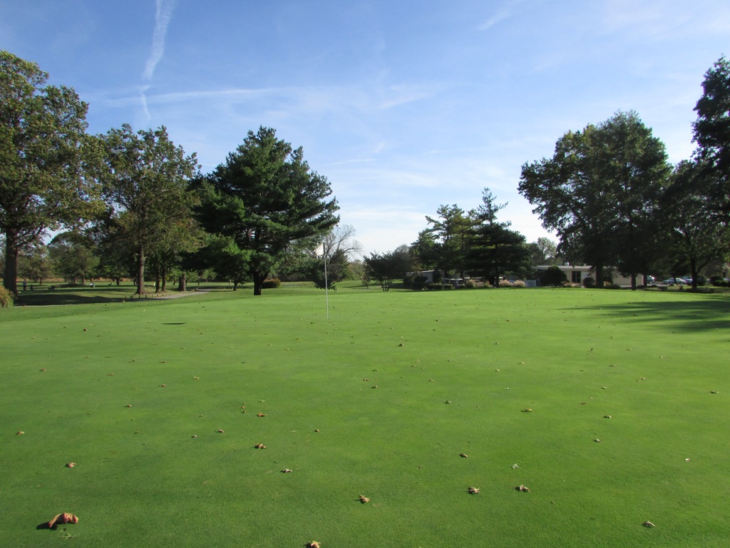 Hole 9 green 